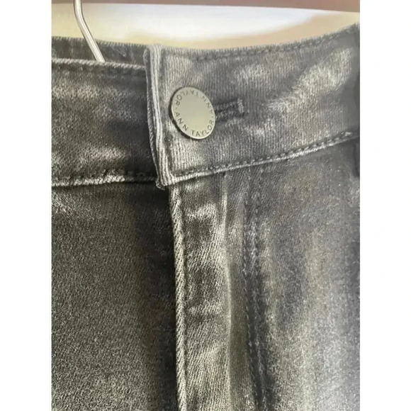 Women's Ann‎ Taylor Curvy Fit Skinny Jeans - Size 6 Black EUC! 0136 - Picture 3 of 12